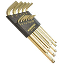 Bondhus 20899 Inch + Metric Twin Pack Ball End Hex Key Sets (L-Wrenches) with GoldGuard Finish
