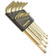 Bondhus 37937 Ball End Inch Hex Key Set 13 Pieces .050" to 3/8" with GoldGuard Finish