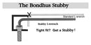 Bondhus 16599 Stubby Ball End Metric Hex Key Set 9 Pieces 1.5mm to 10mm (Stubby L-Wrenches)