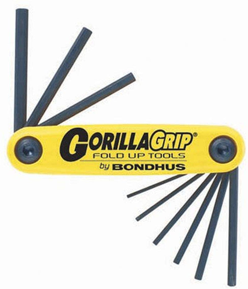 Bondhus 12591 Gorilla Grip Fold-Up Hex Inch .050" to 3/16"