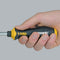 Felo 64521 Slotted 7/32" x 4" Ergonic Chiseldriver with Hammer Cap Flat Blade Screwdriver