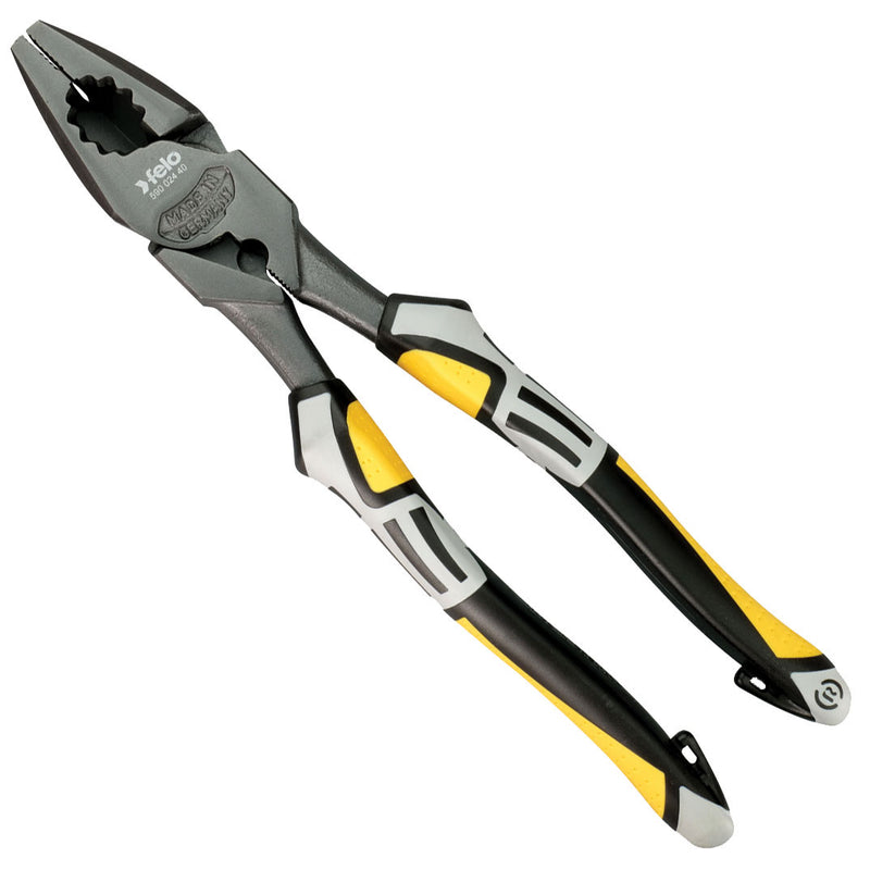 Felo 63817 High Leverage Lineman's Pliers 9-1/2" with Crimper and Fish Tape Puller