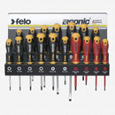 Felo 61391 Ergonic XXL-Rack Screwdriver Set Slot, Phillips, Square, Torx with Steel Rack