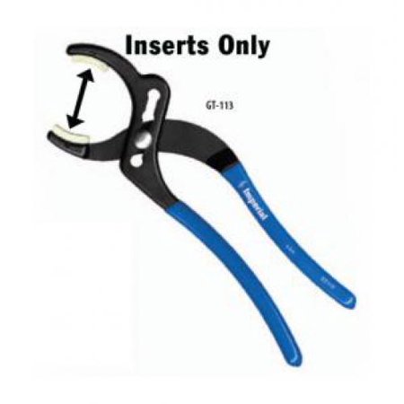 Imperial GT-113 (formerly Milbar 45Z) Soft Jaw Pliers (AN Electrical Connector Pliers) for Cannon Plugs, Connector Plugs, Plated Pipe and Fittings