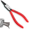 Knipex 44 11 J0 Internal Circlip (Retaining Ring) Pliers .035" Tip Diameter