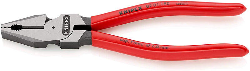 Knipex 02 01 180 High Leverage Combination Pliers 7"