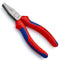 Knipex 20 02 140 Flat Nose Pliers 5-1/2" with Comfort Grips