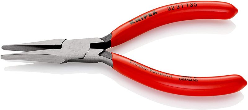 Knipex 32 21 135 Relay Adjusting Pliers with Flat, Wide Jaws and Smooth Surface