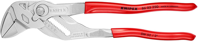 Knipex 86 03 250 10" Pliers Wrench, Chrome