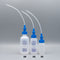Lube-All Oiler LA124 Triple Pack, 1 oz, 2 oz and 4 oz Bottles with Flexible Spout and In Cap Shut-off Valve