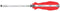 Felo 30876 Slotted 5/16" (8mm) x 6" Extra Heavy-Duty Flat Blade Screwdriver with Steel Cap and Hex Bolster