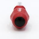 Felo 30876 Slotted 5/16" (8mm) x 6" Extra Heavy-Duty Flat Blade Screwdriver with Steel Cap and Hex Bolster