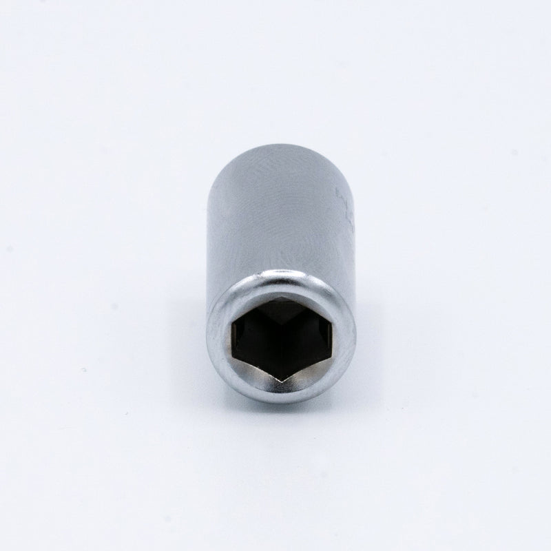 Felo 30851 1/4" Drive Square Socket to 1/4" Hex Bit Adapter Female to Female