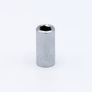 Felo 30851 1/4" Drive Square Socket to 1/4" Hex Bit Adapter Female to Female