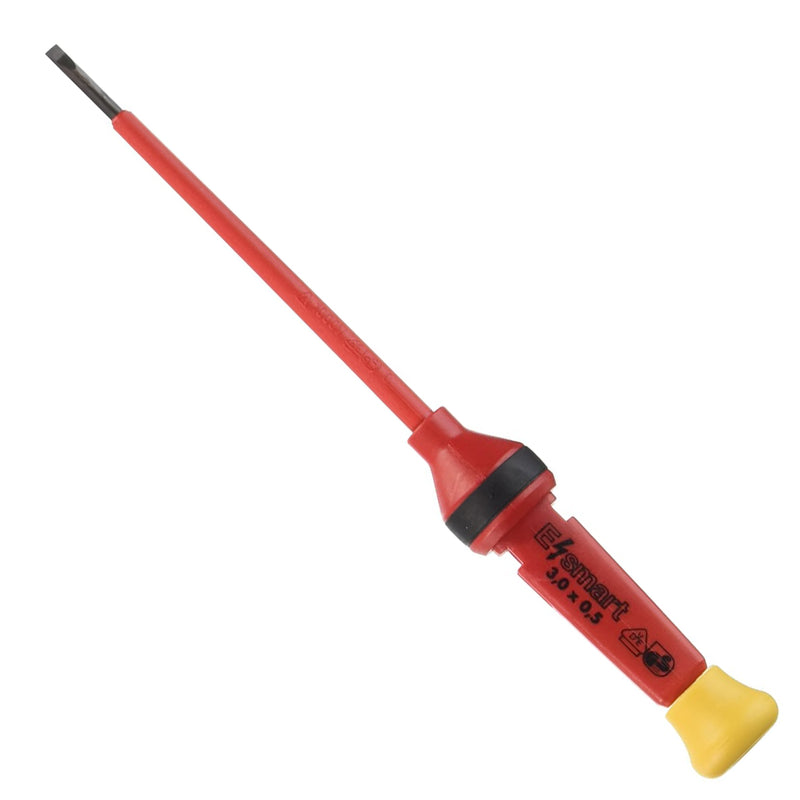 Felo 51723 E-Smart 3mm (1/8') x 100mm (4") Insulated Slotted Screwdriver