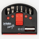 Felo 51923 Swift Box Universal 6 Piece Bit & Magnetholder - Phillips, Slotted, Torx