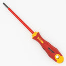 Felo 53139 Ergonic VDE Insulated Slotted 3.5mm (9/64") x 4" Flat Blade Screwdriver
