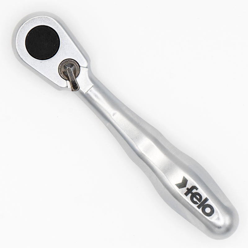 Felo 61569 XS Pocket Sized Bit Ratchet with 1/4" Drive Socket Adapter