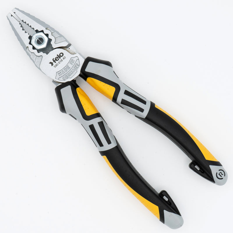 Felo 63773 Combination Pliers 7" w/ Corrosion Protection and Triple Component Comfort Grips