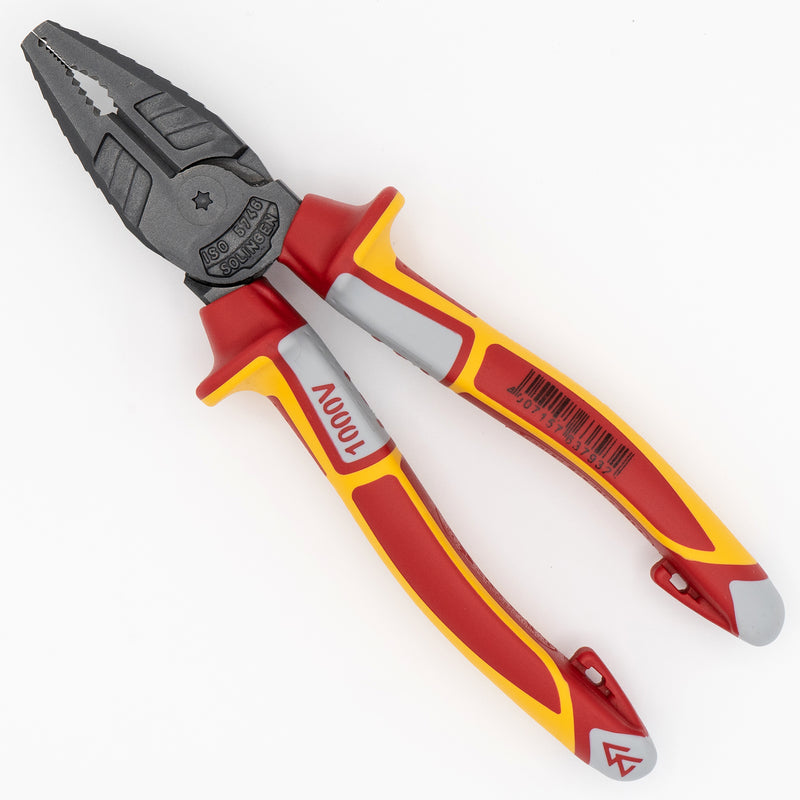 Felo 63793 Combination Pliers VDE 7" Insulated w/ Corrosion Protection