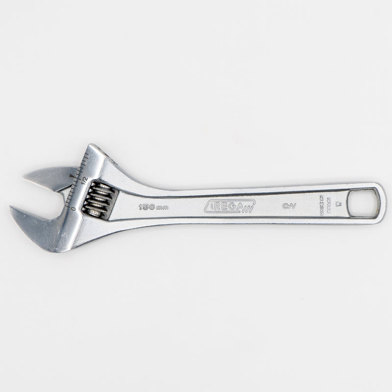 Irega 92W-6 Xtra Wide Opening Adjustable Wrench 6" (Spanner Wrench)