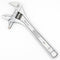 Irega 92WR-8 Adjustable Wrench 8" with Reversible Jaw and Xtra Wide Opening for Nuts, Bolts, Pipes, Round Objects etc.