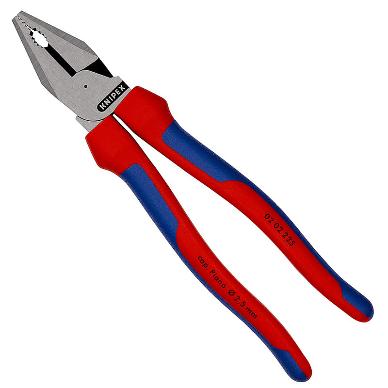 Knipex 02 02 225 9-inch High Leverage Combination Pliers with Comfort Grips