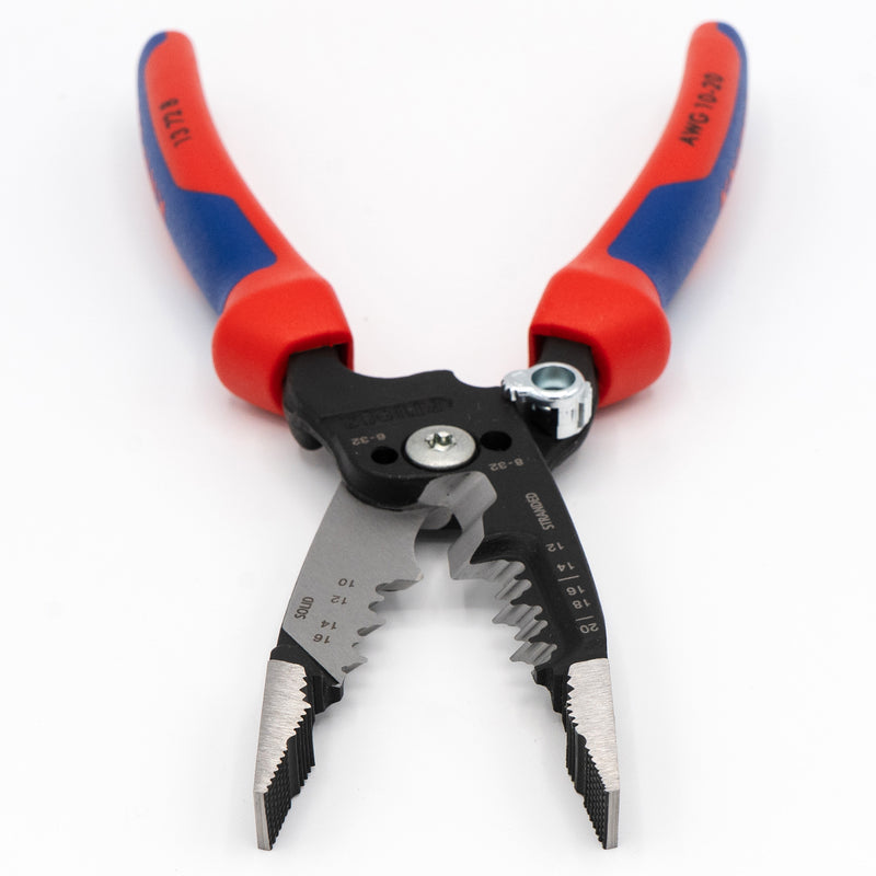 Knipex 13728 8” Forged Wire Strippers with Comfort Grips - BC Fasteners