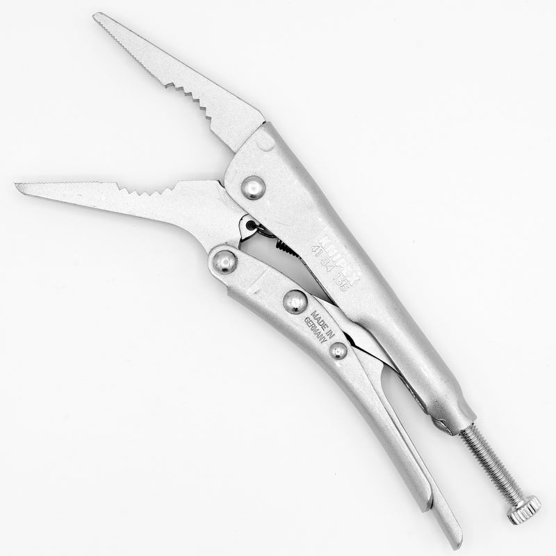 Knipex 41 34 165 Long Nose Grip Pliers (Locking)