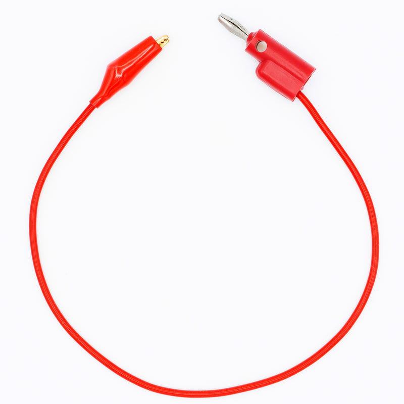 Probe Master 3432-12-2 Stacking Banana to Minigator Red Test Leads