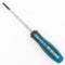 Vessel 910 S3 75 Slotted Precision Thin Shank 3mm (1/8") x 3" Blade (O.A.L. 6") Magnetic Megadora Flat Blade Screwdriver