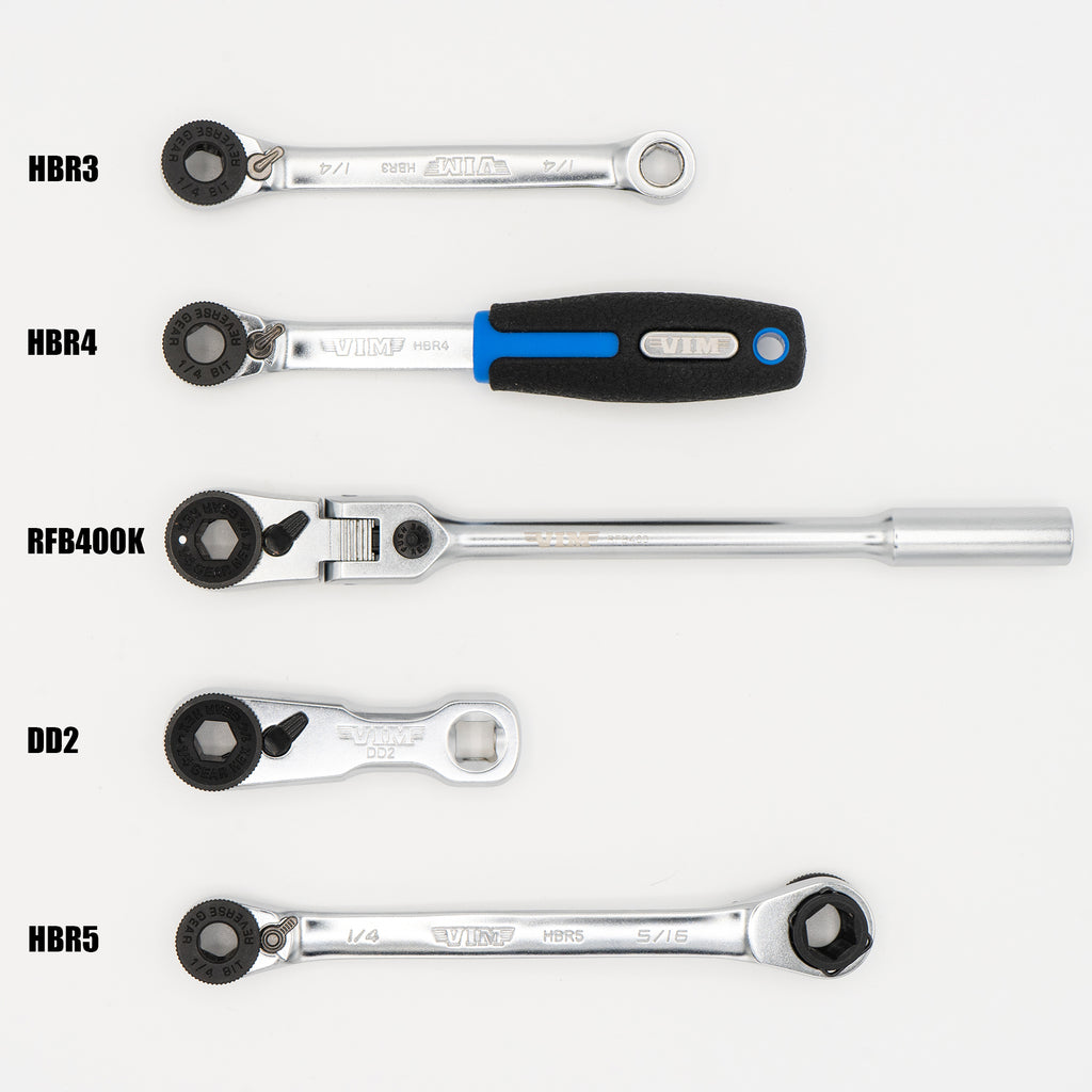 VIM Tools HBR4 1/4 In Drive Hex Bit Ratchet W/ Handle - Foto 11