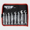 Vim Tools V18 Miniature Open-End Wrench Set 8 Piece 13/64" to 3/8"